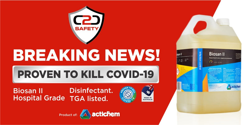 C2C Safety News | Biosan II Disinfectant kills COVID-19