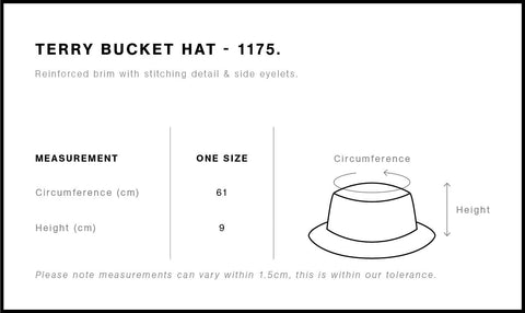 AS Colour Terry Bucket Hat