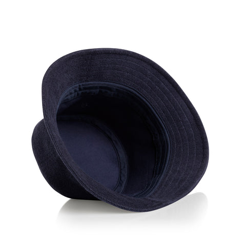 Terry Bucket Hat — NAVY (back)