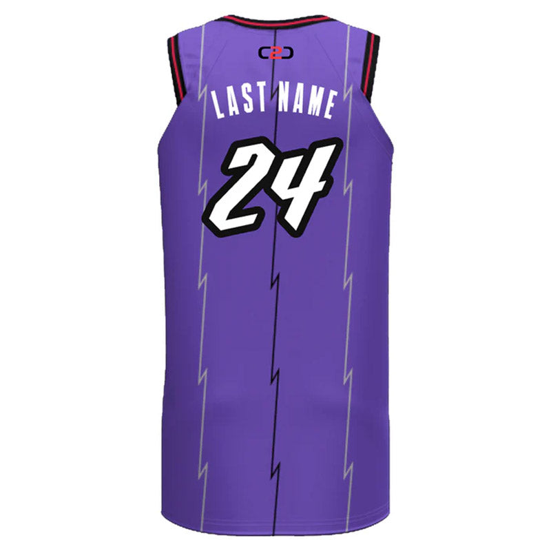 Raptors HP Split Basketball Singlet Purple | Design Your Own Custom ...