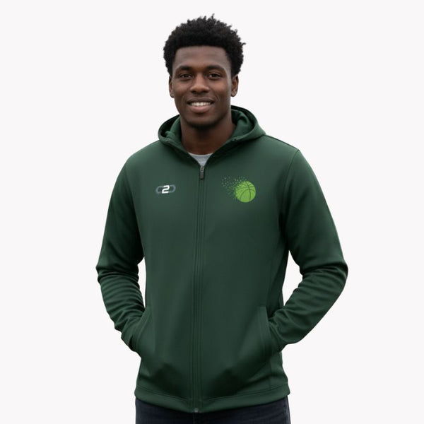 Glide SlimFit Tech Zip Hoodie Kids Ladies Mens Bottle