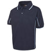 Short Sleeve Piping Polo Kids Side View