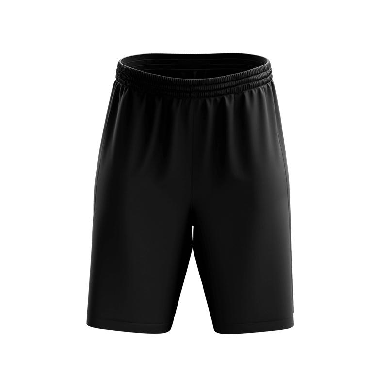 Black Sateen Dazzle Basketball Short