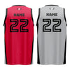Custom Sonics HP Reversible Basketball Singlet Back View