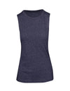 Greatness Heather Tank Top Ladies Navy Heather