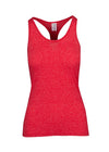 Greatness T-back Tee Red Heather Ladies